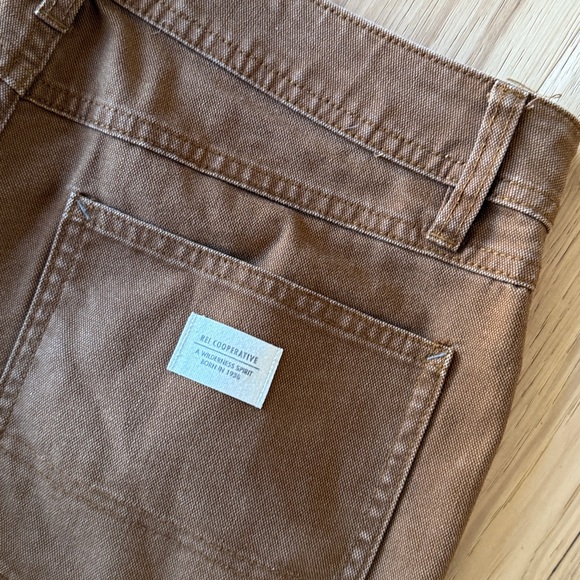 REI Cooperative Men's carpenter double knee canvas climbing hiking Pants 32x30 - Picture 7 of 7